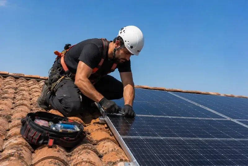 Maintenance et monitoring de panneaux solaires à la Penne-sur-Huveaune