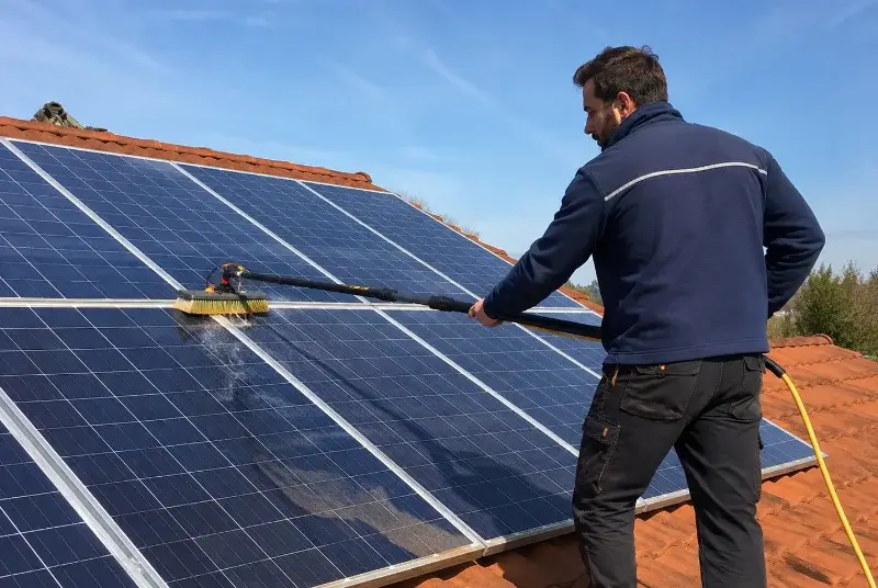 Nettoyage et entretien de panneaux solaires à la Penne-sur-Huveaune